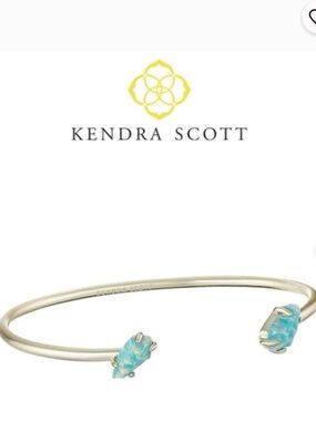 NWT Kendra Scott Gold Bracelet with Opal Detail